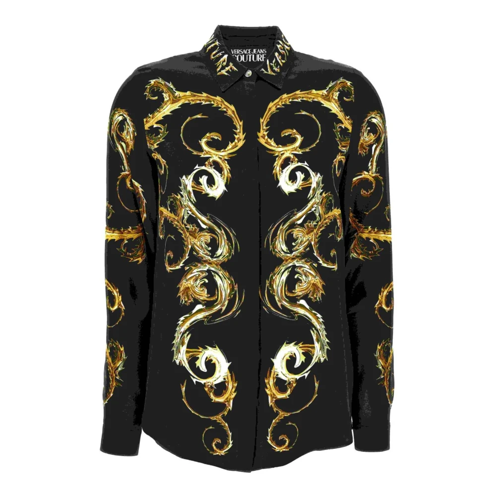 Versace Jeans Couture Overhemden Black Dames