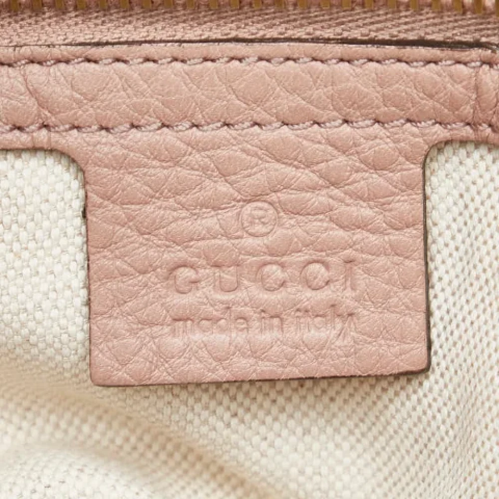 Gucci Vintage Pre-owned Leather handbags Pink Dames