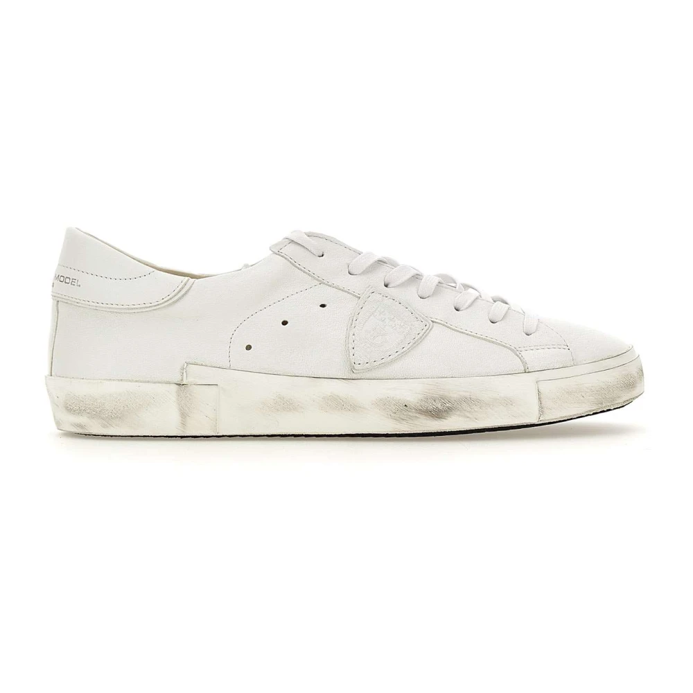 Philippe Model Men's White Sneakers, 7 Uk, Prsx Low Trainers