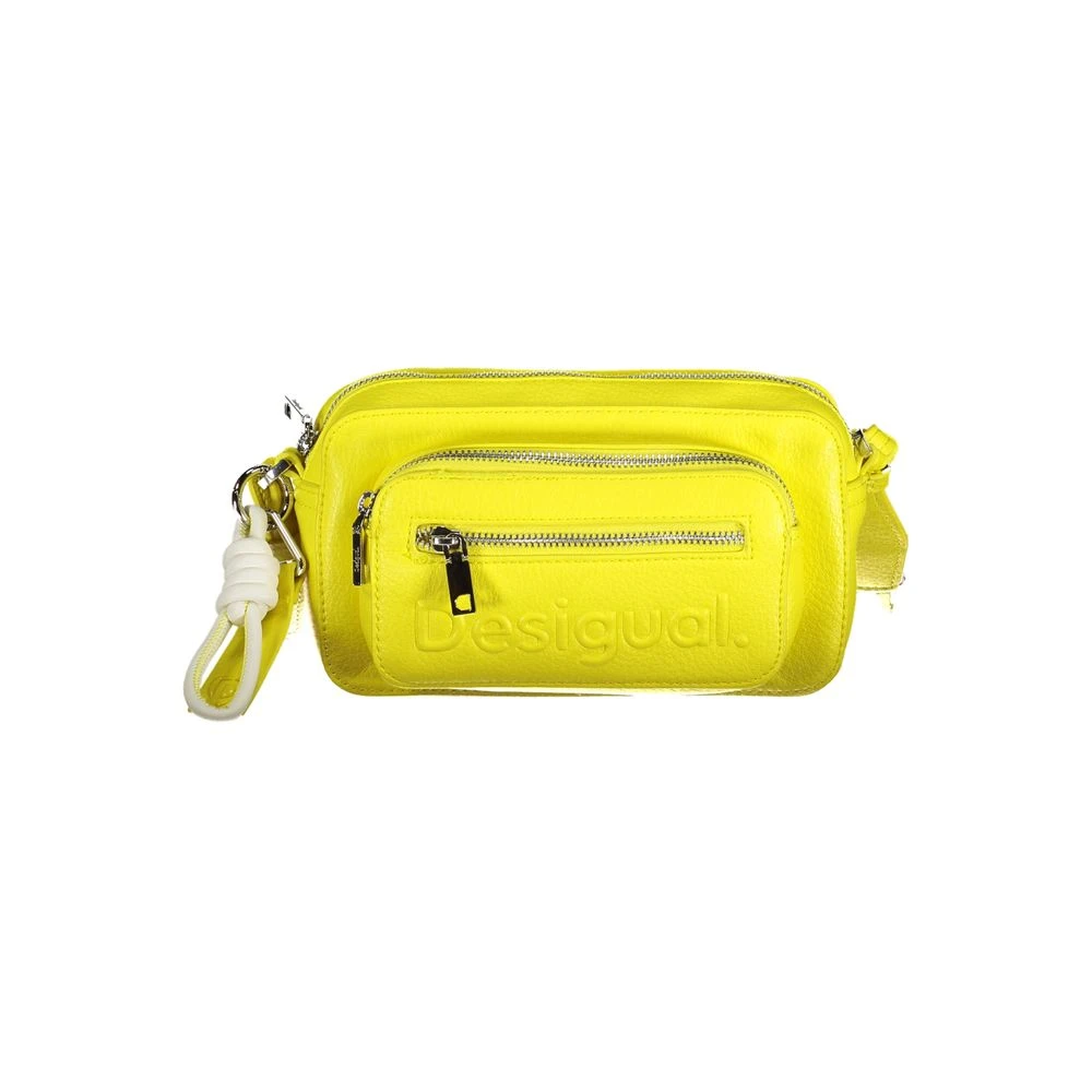 Desigual Women's Yellow Polyethylene Handbag