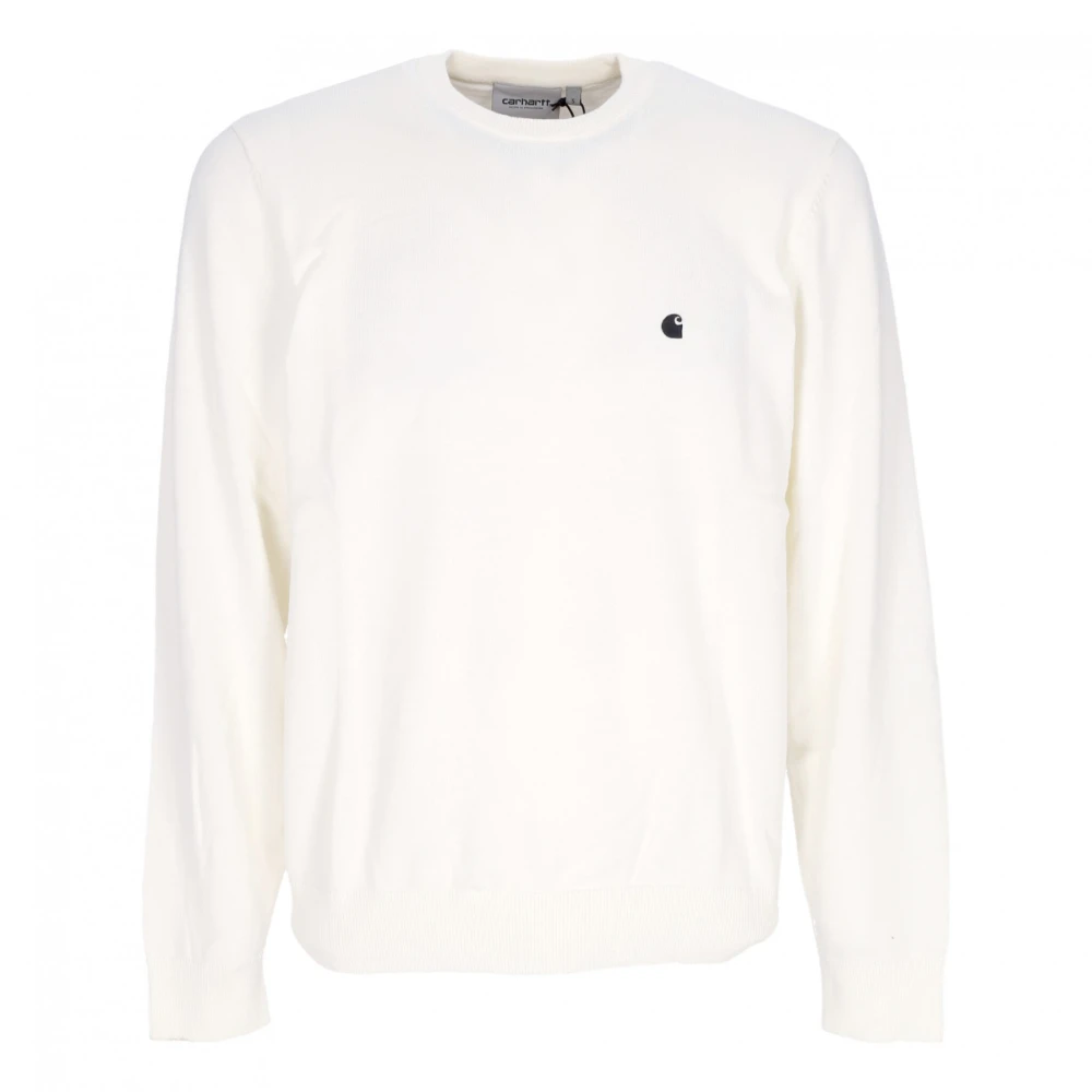 Carhartt WIP Madison Sweater Wax Black Streetwear White Heren