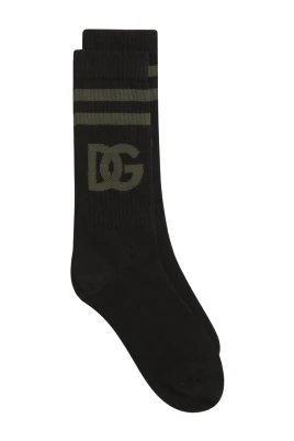 Bomullsstrumpor med DG Jacquard-logotyp