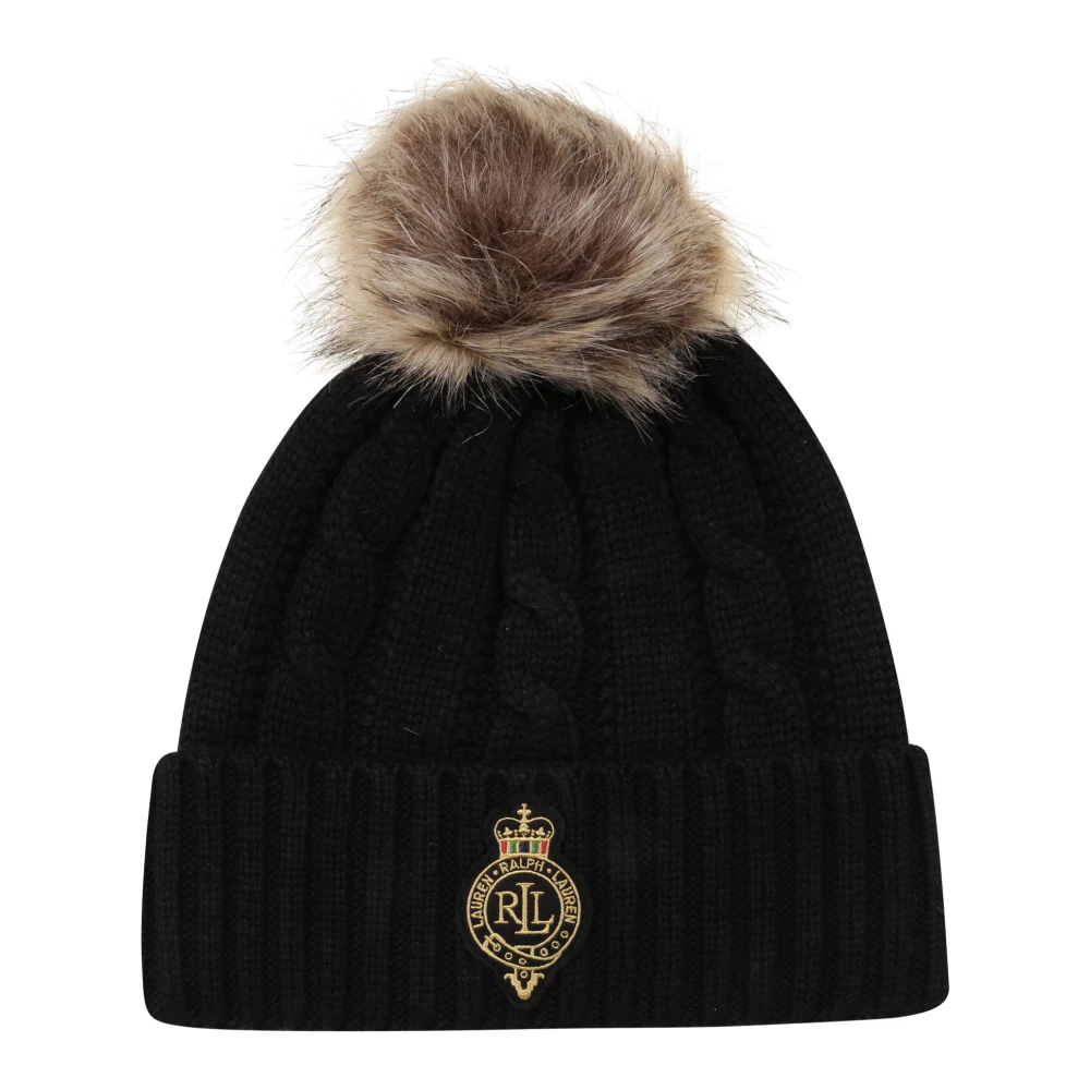 Ralph Lauren CBL Crst PTC HAT Black Dames