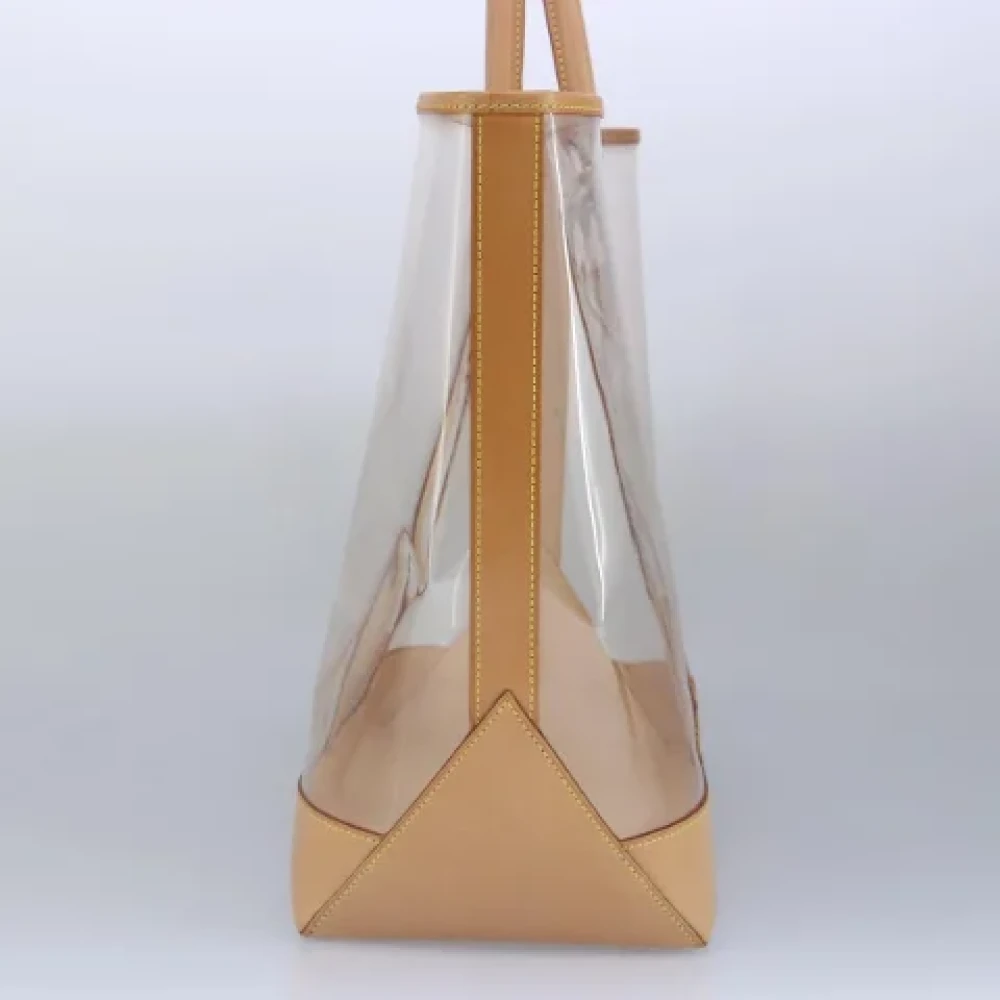 Louis Vuitton Vintage Pre-owned Leather totes Beige Dames