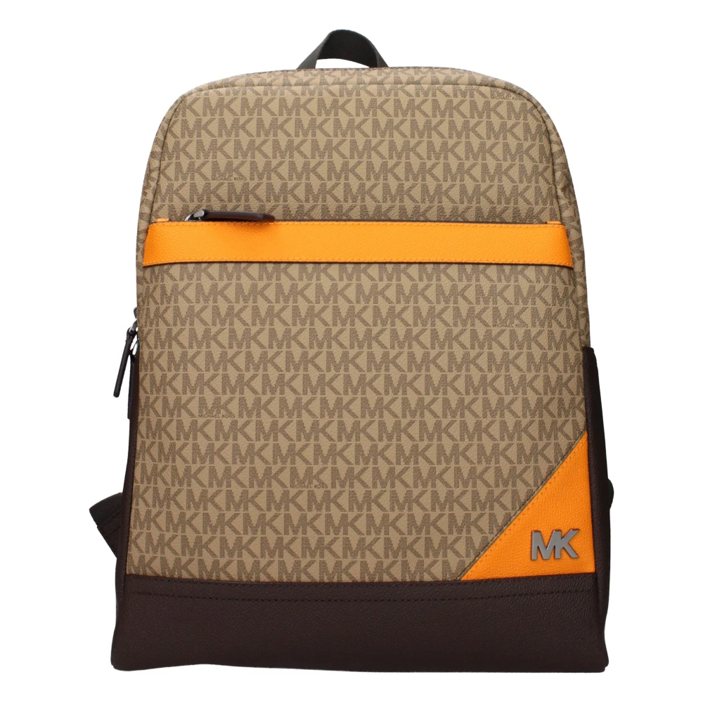 Michael Kors Men's Brown Cooper Medium Signature Logo Backpack