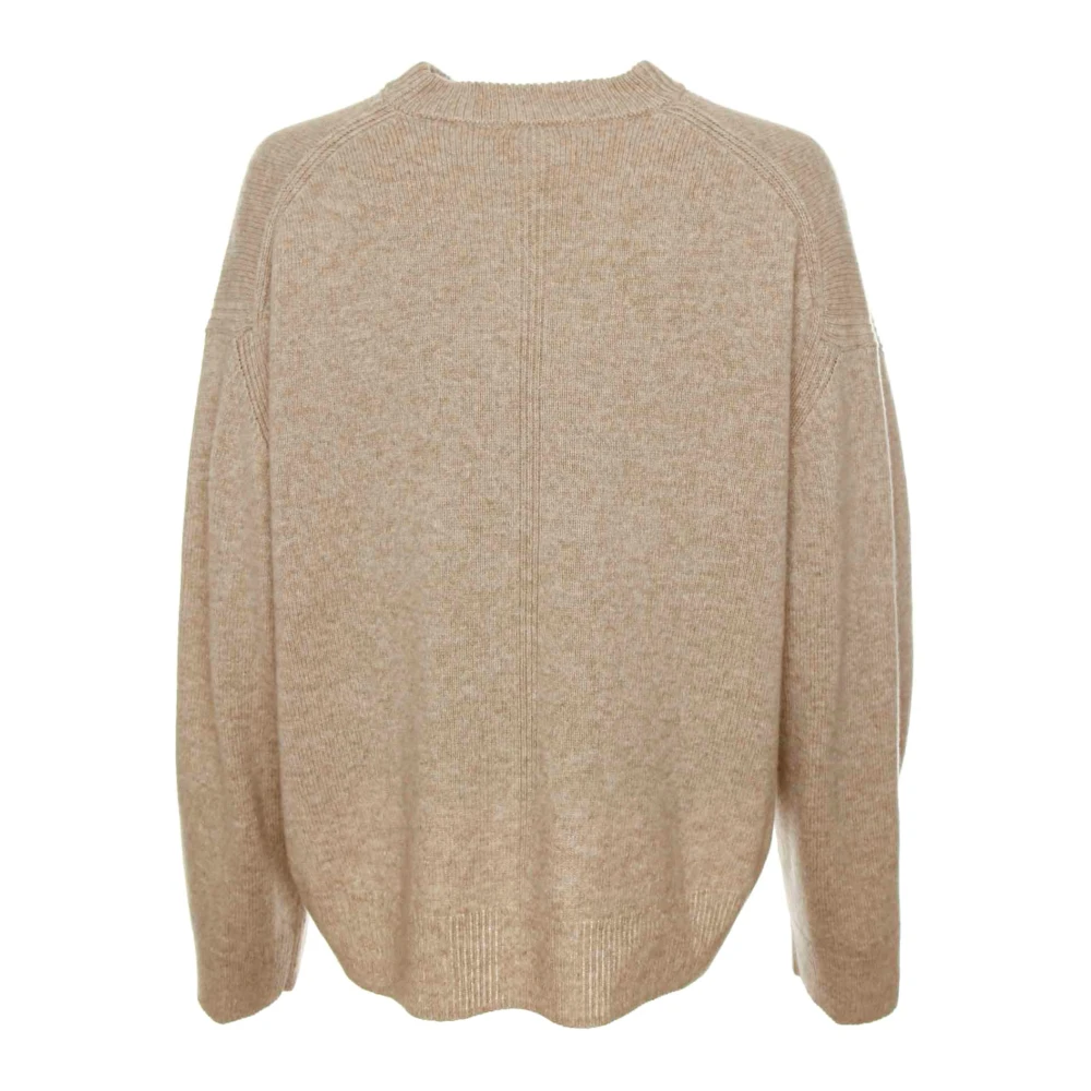 drykorn Lizeila Gebreide Trui met Ronde Hals Beige Dames