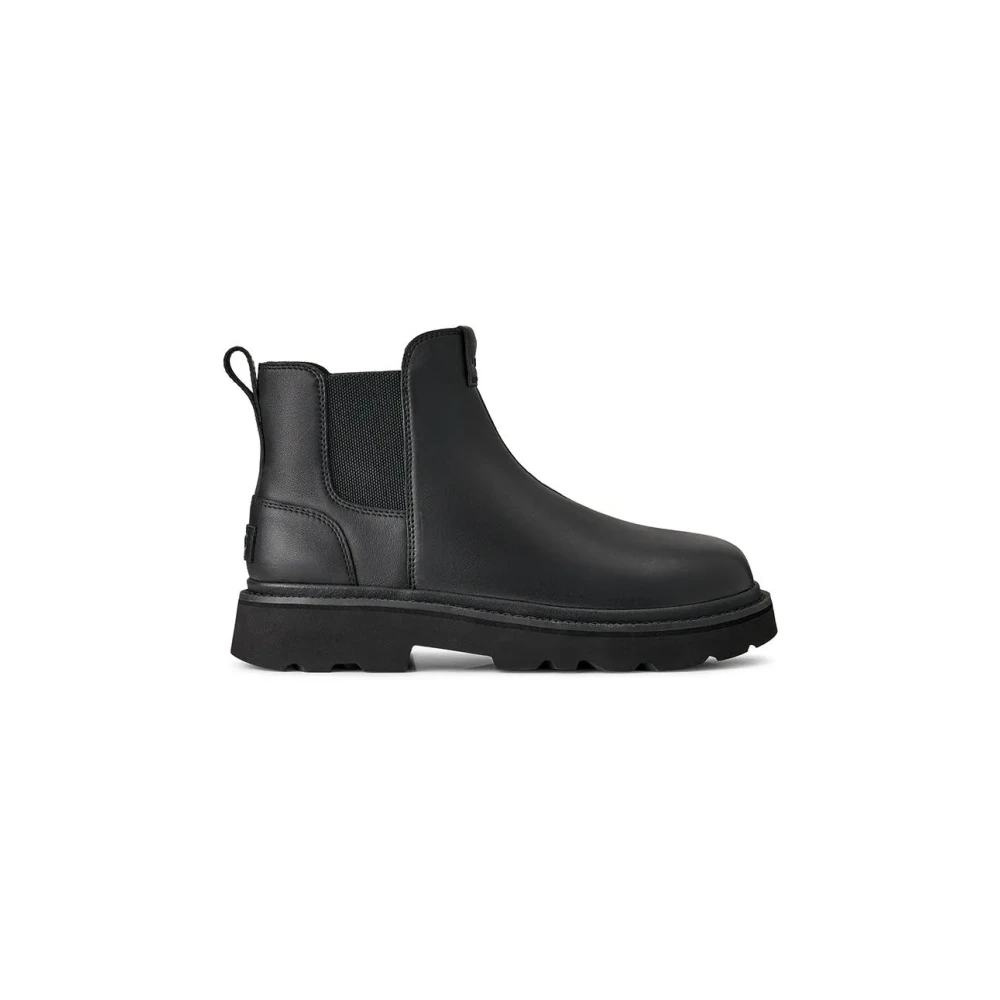 Ugg M Chelsea Lug Leather Chelsea Boots - Male - Chelsea Boots - Black - 7 Uk - Shoes - Image 4