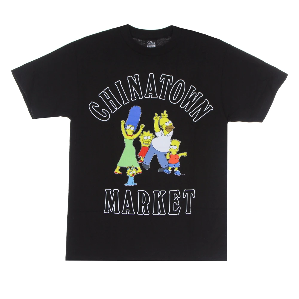 Market The Simpsons Zwarte Heren Tee Black Heren