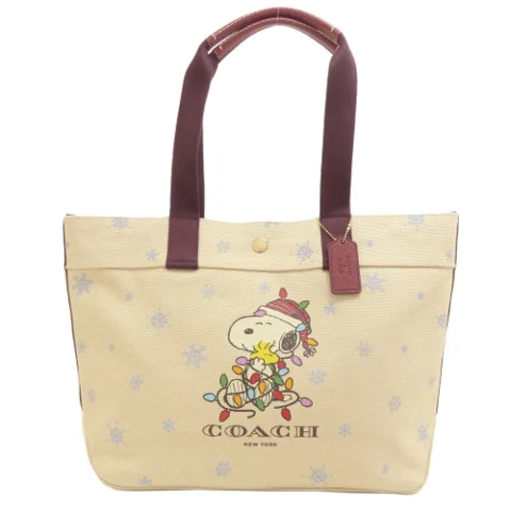Coach Pre-owned Canvas totes Beige Dames