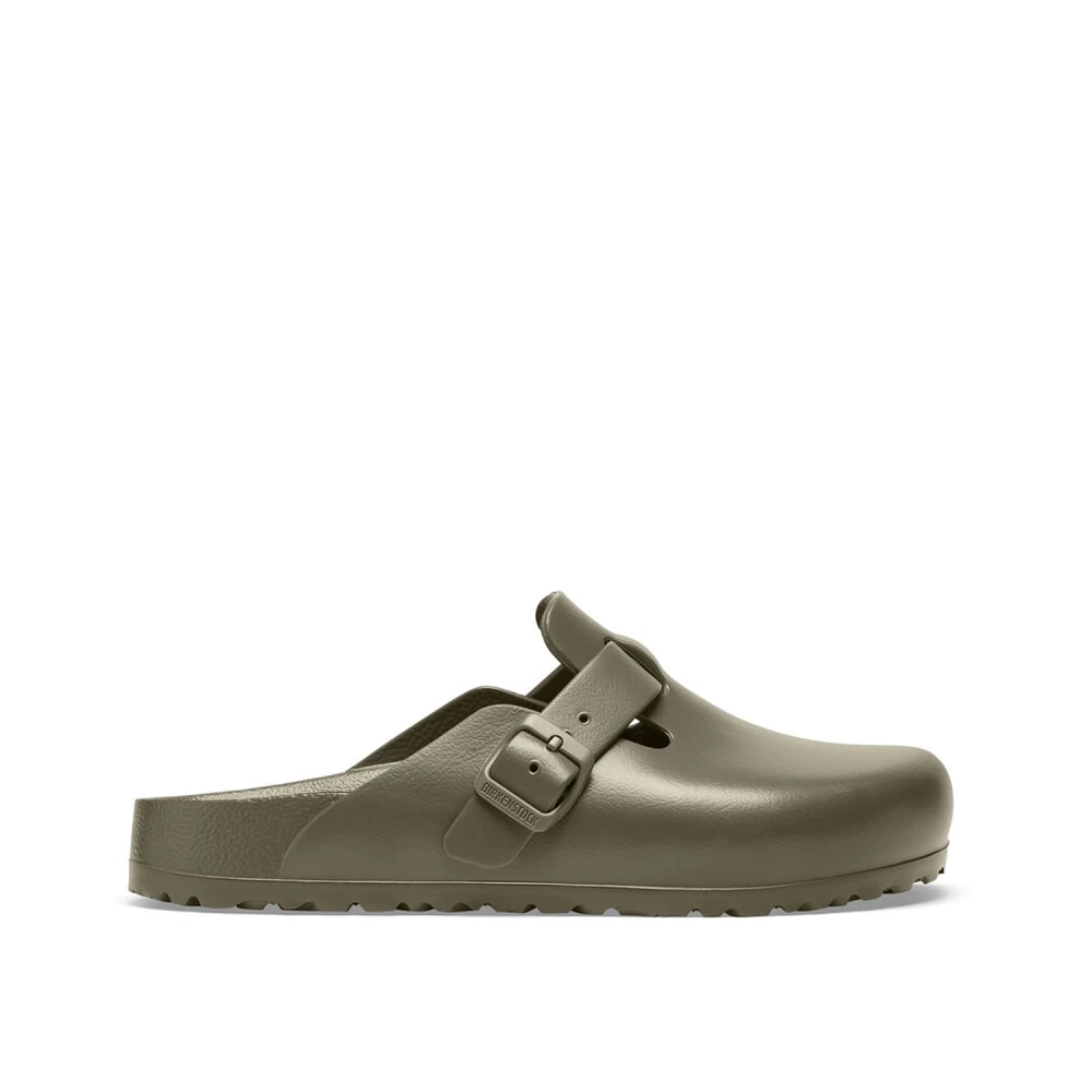 Birkenstock Klassiska lädersandaler Green, Dam