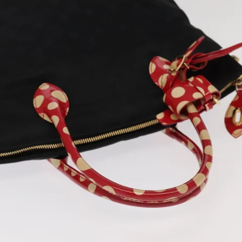 Louis Vuitton Vintage Pre-owned Nylon handbags Black Dames