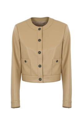 grundlaggande-beige-eco-laderjacka