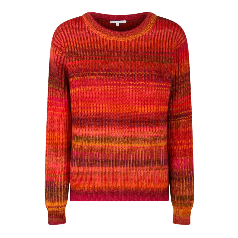 PATRIZIA PEPE Oranje Trui Ronde Hals Lange Mouwen Multicolor Dames