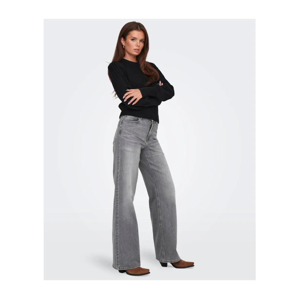 Only Lichtgrijze Denim Dames Jeans Gray Dames