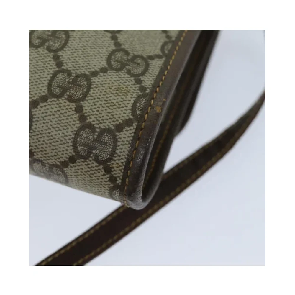 Gucci Vintage Pre-owned Plastic gucci-bags Beige Dames