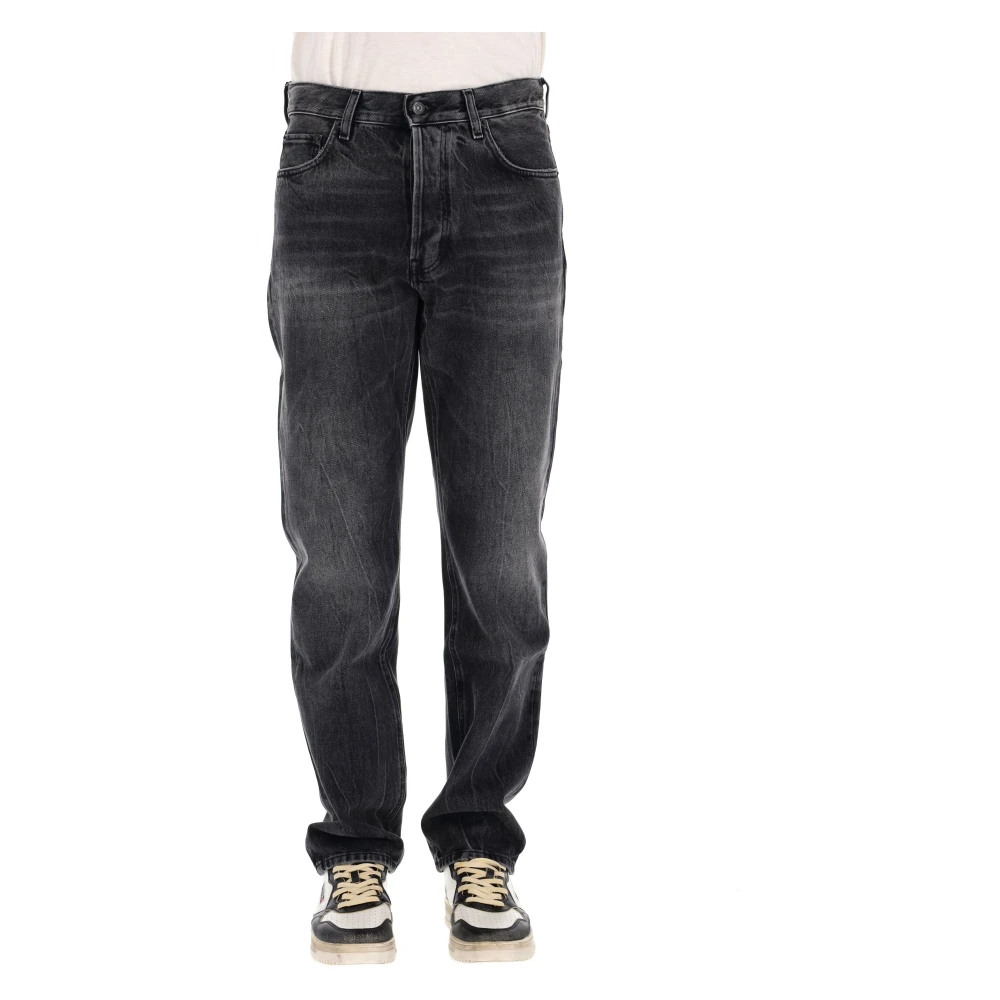 Haikure Men's Black Straight Fit Jeans, W36, Tokyo Slim Jeans