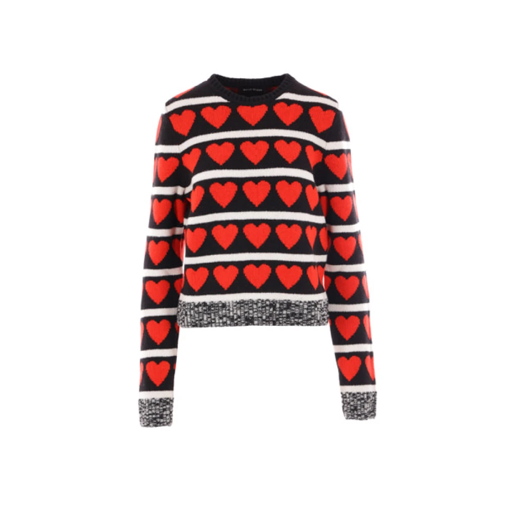 Meryll Rogge Trui met Hart Intarsia Red Dames