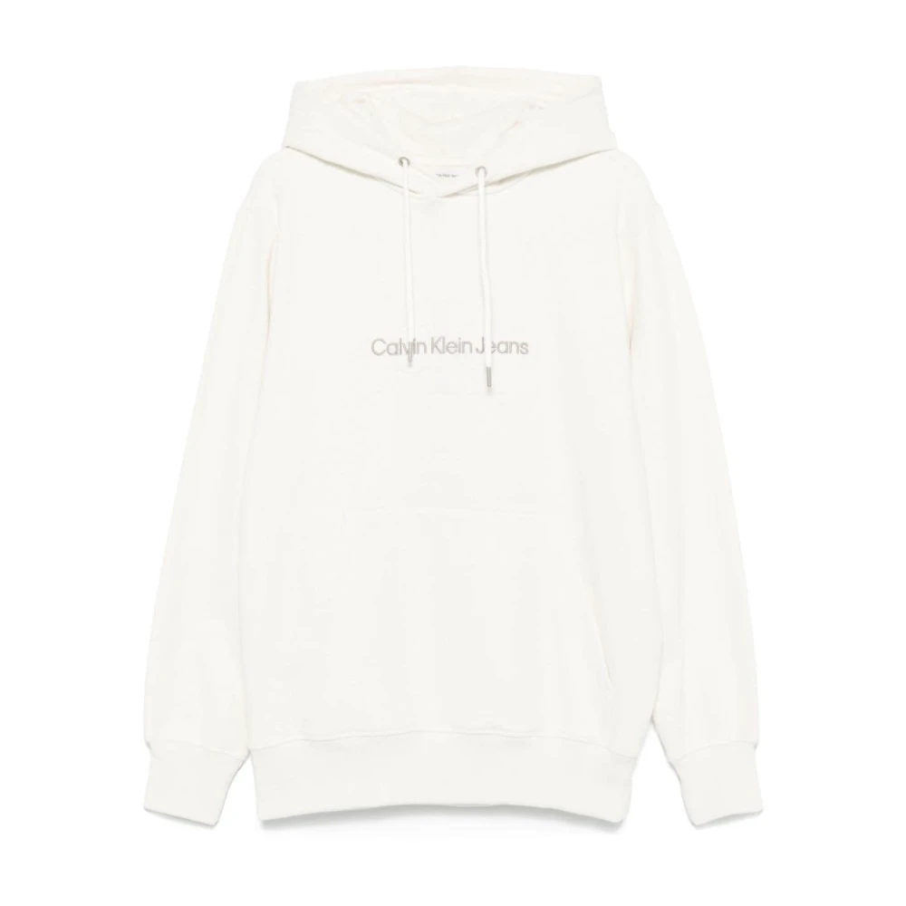 Calvin Klein Jeans Witte Sweaters voor een stijlvolle look White Heren