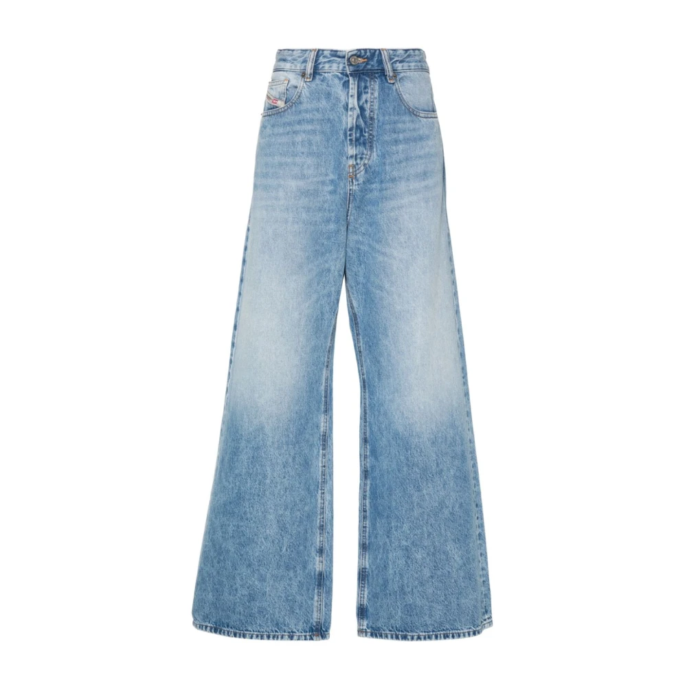 Diesel Blauwe Denim Jeans Blue Dames