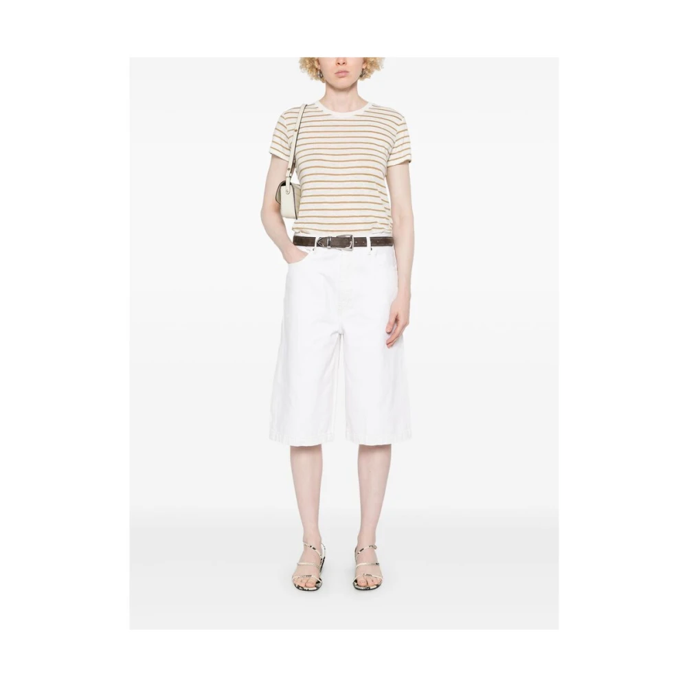 Frame Groene Crew Neck T-shirt Multicolor Dames