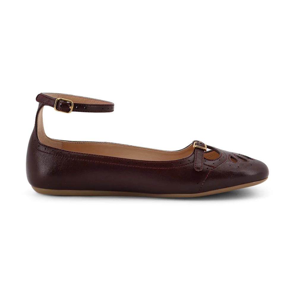 Chloé , Ballerina Shoes, Female, Brown, 6 Uk, Misty Ballerina