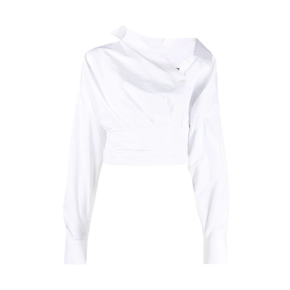 Alexander wang Katoenen Wrap Shirt White Dames