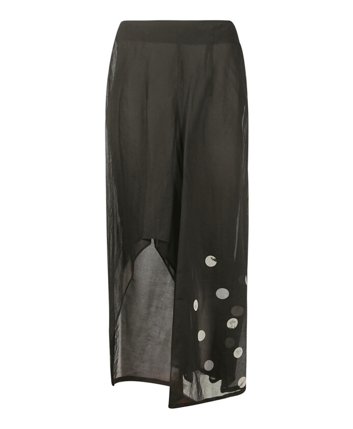 Asymmetric Polka Dot Skirt | Yohji Yamamoto | Women 