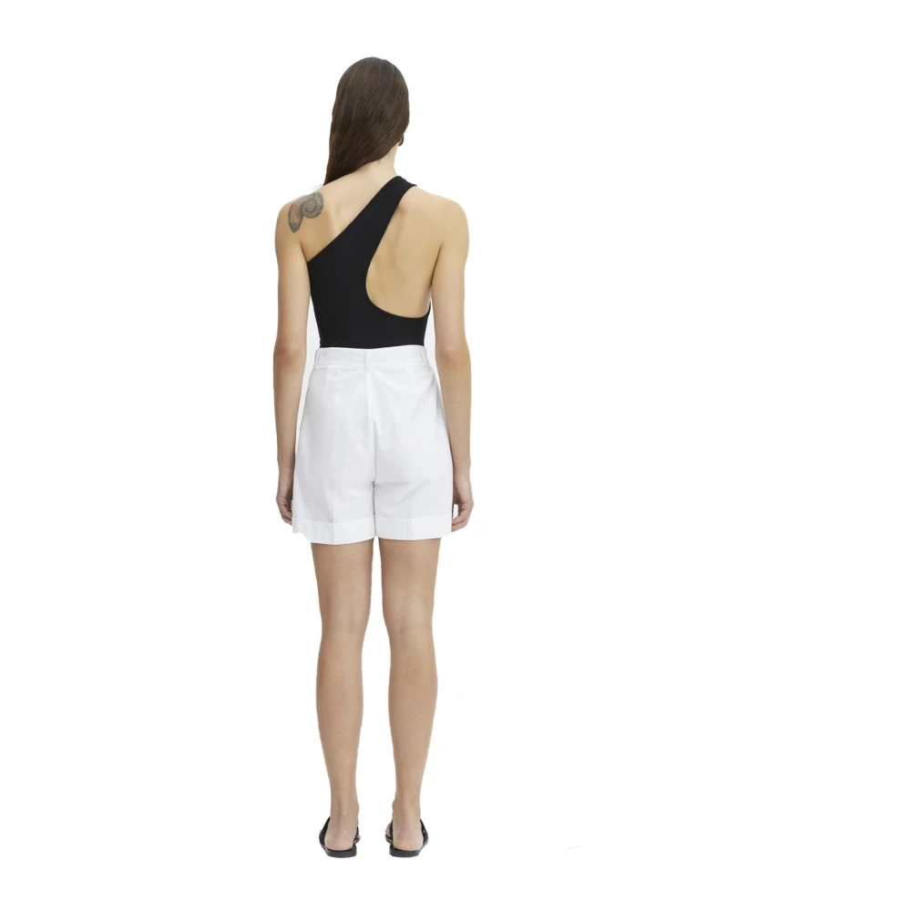Rodebjer Asymmetrische Top met Wijde Uitsnede Achterkant Black Dames