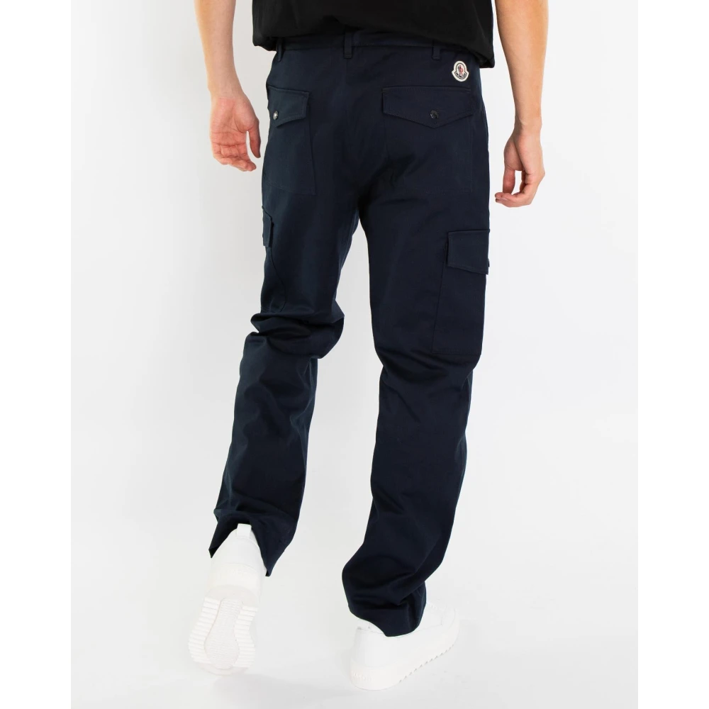 Moncler Heren Stijlvolle Broek Blue Heren