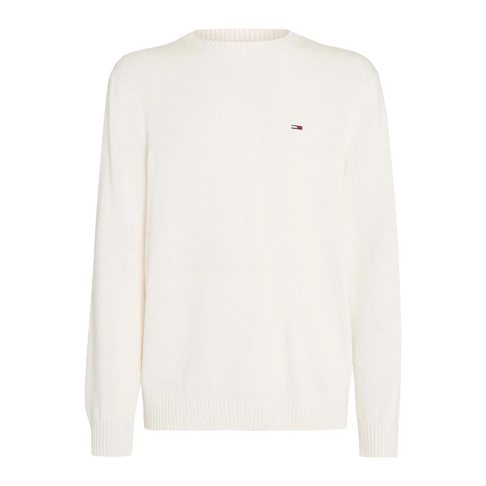 Tommy Jeans Essential Slim Sweater White Heren