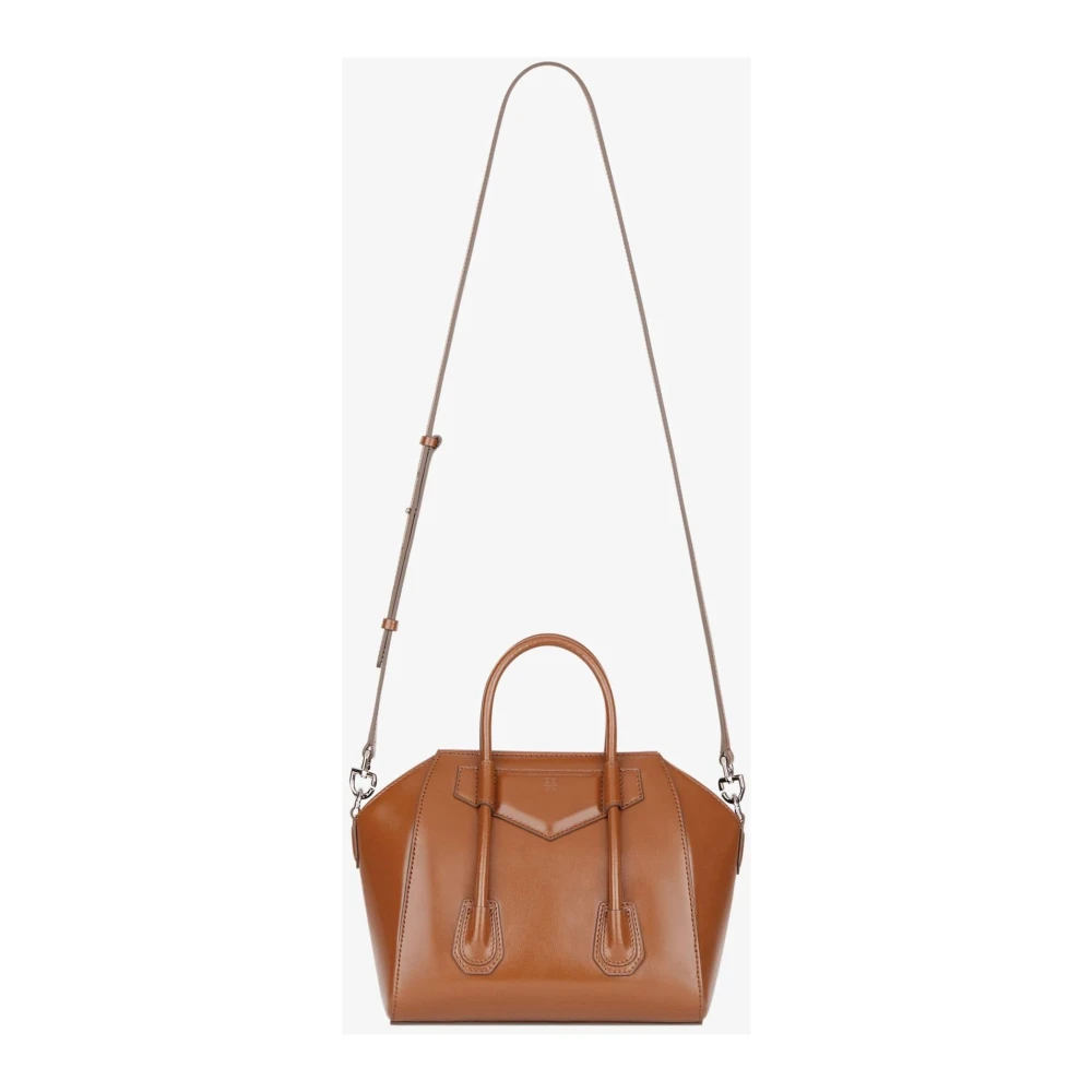 Givenchy Mini Antigona Lock tas Brown Dames