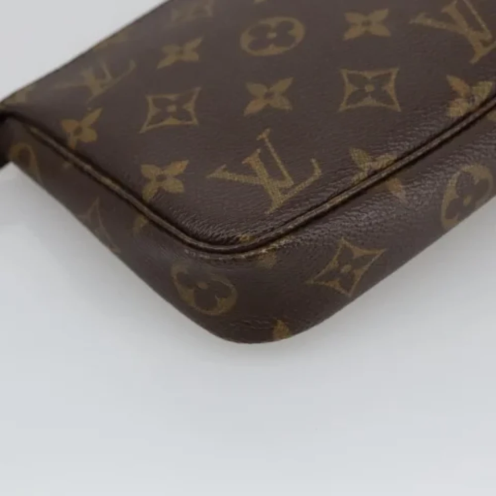 Louis Vuitton Vintage Pre-owned Canvas clutches Brown Dames