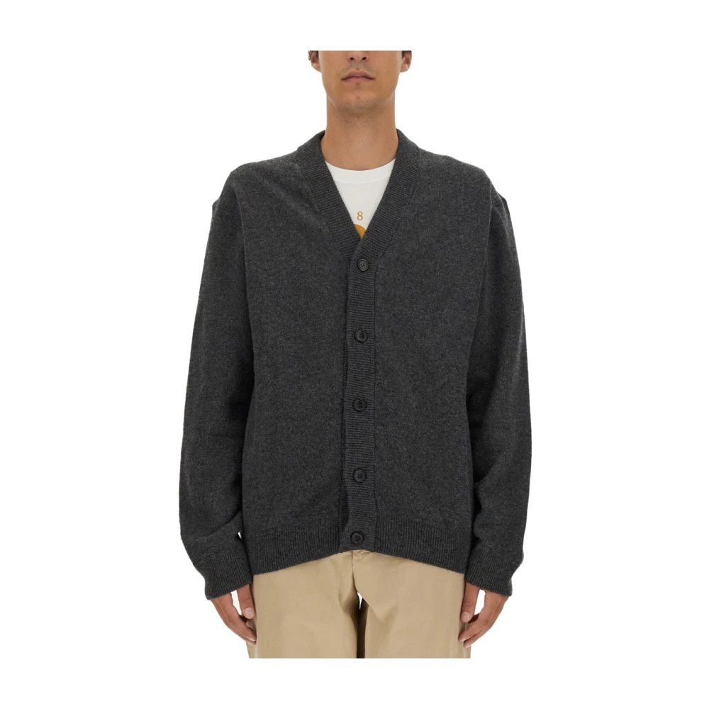 PS By Paul Smith Merino Wol Vest Gray Heren