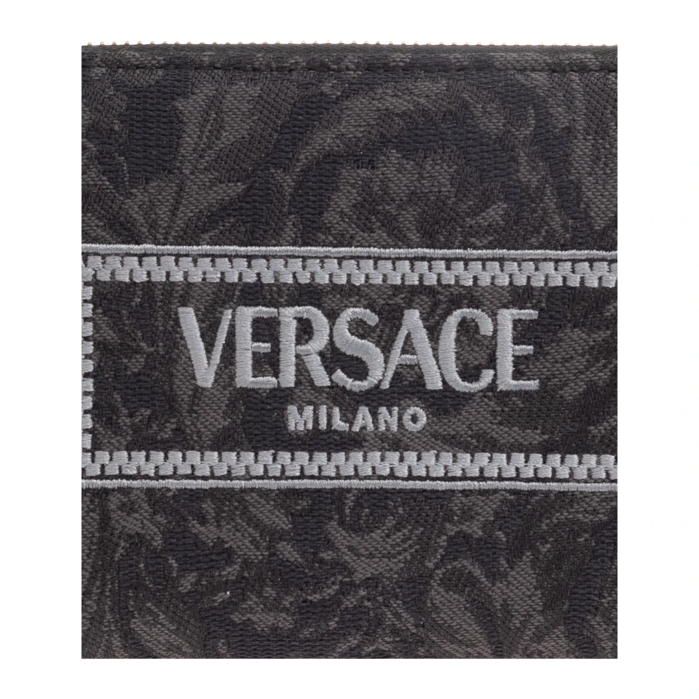 Versace Portemonnee met logo Gray Dames