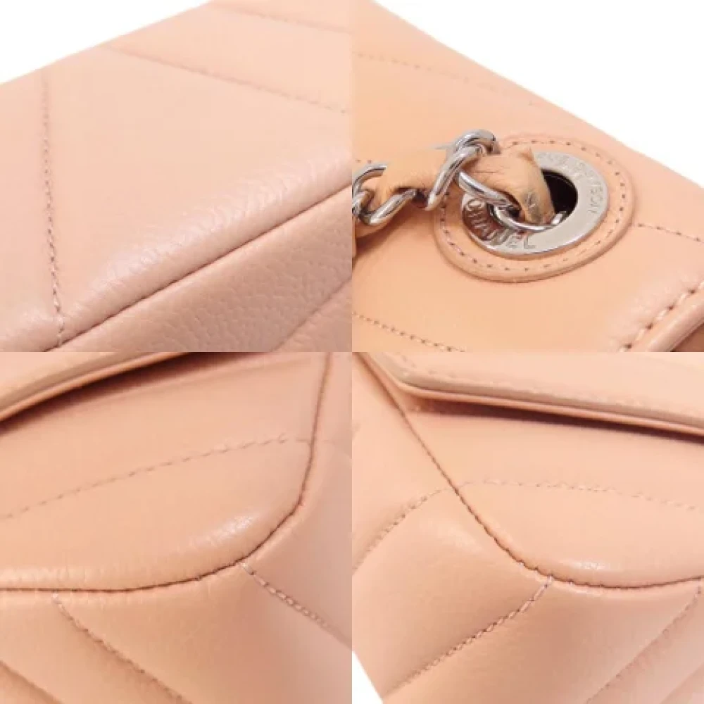 Chanel Vintage Pre-owned Fabric chanel-bags Pink Dames