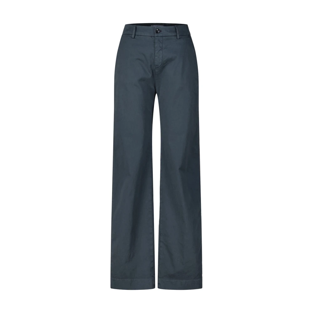 Mason's Broek met rechte snit en kleurrijke stiksels Blue Dames