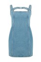 robe-mini-en-denim-bleu-avec