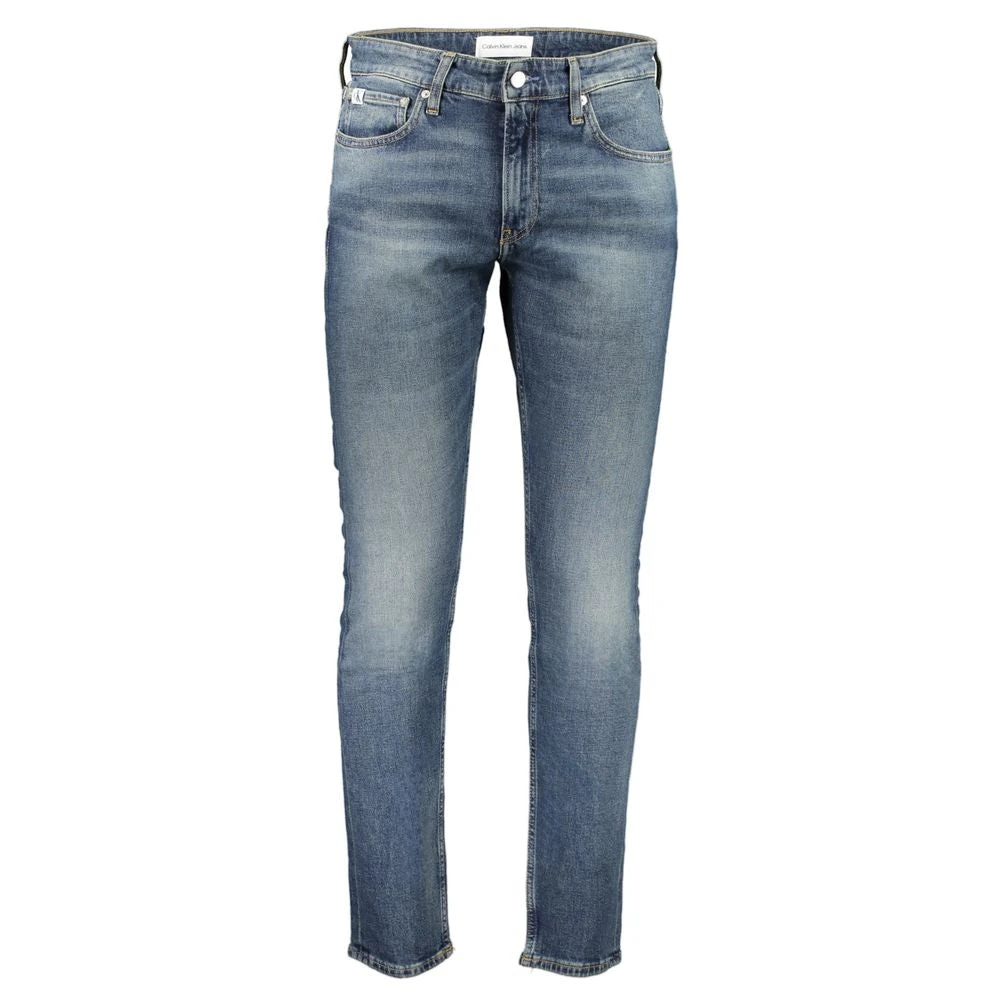 Calvin Klein Blauwe Katoenen Jeans & Broek Blue Heren