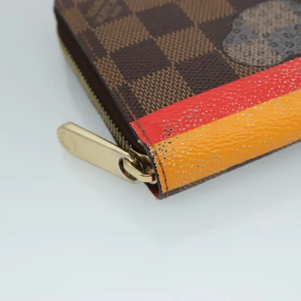 Louis Vuitton Vintage Pre-owned Canvas wallets Brown Dames
