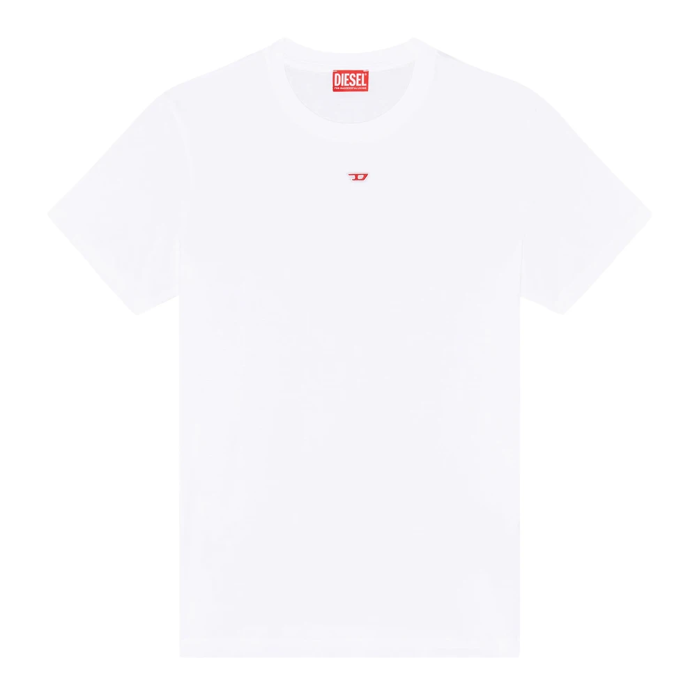 Diesel Men's White T-Diegor-D T-Shirt - T-Shirts - M - Tops