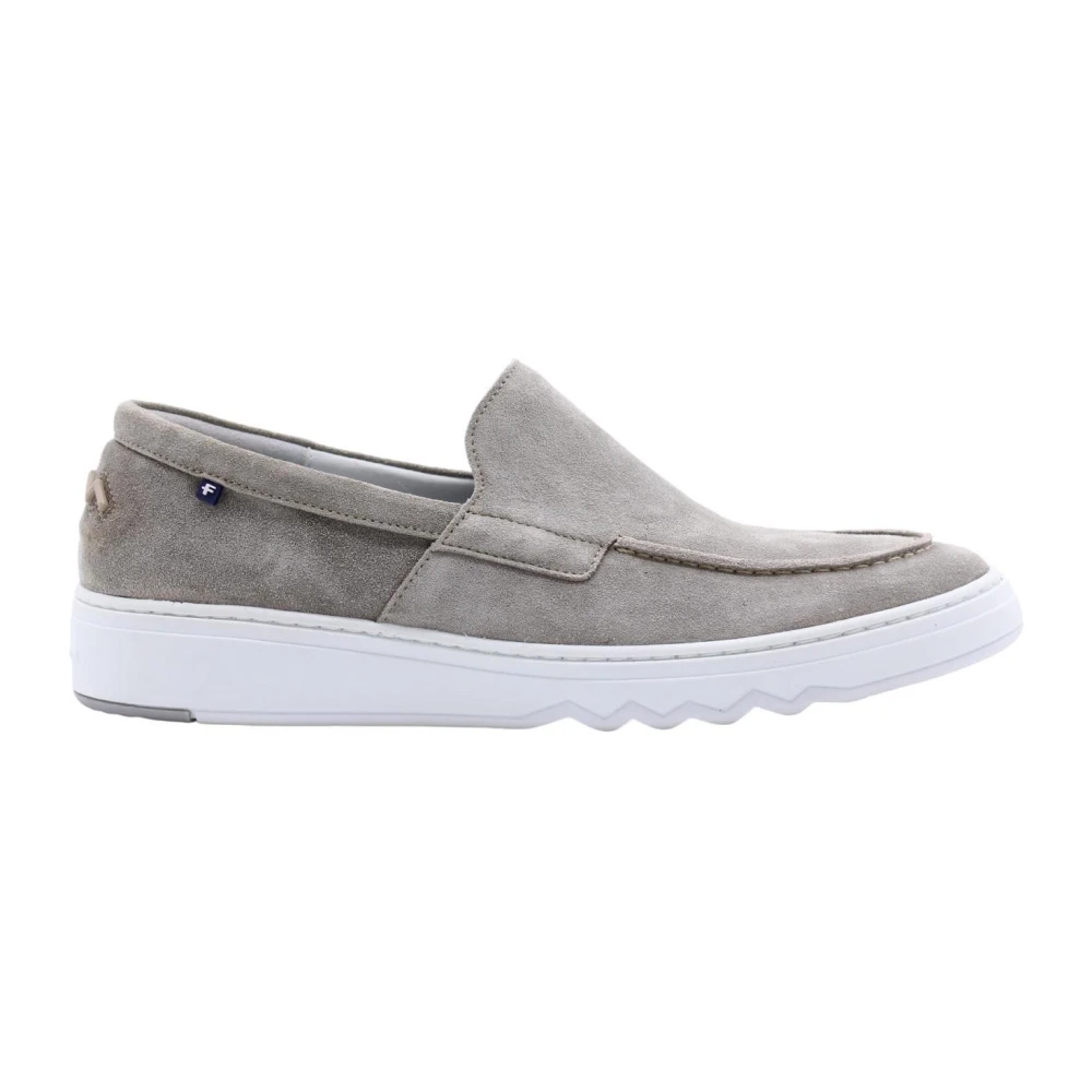 Floris van Bommel Stiliga Herr Loafers Gray, Herr