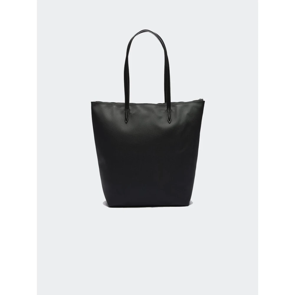 Lacoste Effen kleur tas met logo Black Dames