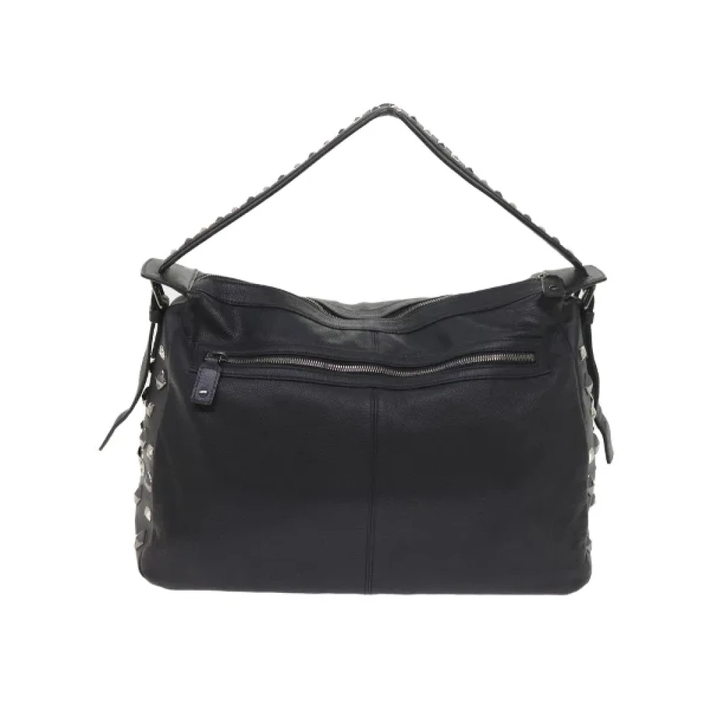 MCM Pre-owned Leather handbags Black Dames