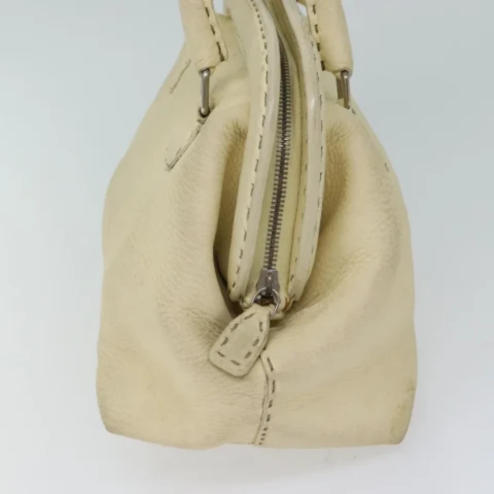 Fendi Vintage Pre-owned Canvas handbags Beige Dames