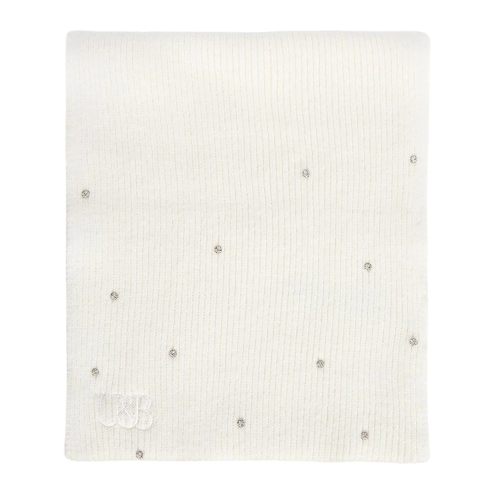 Twinset Crème Sjaal met Applicaties Beige Dames