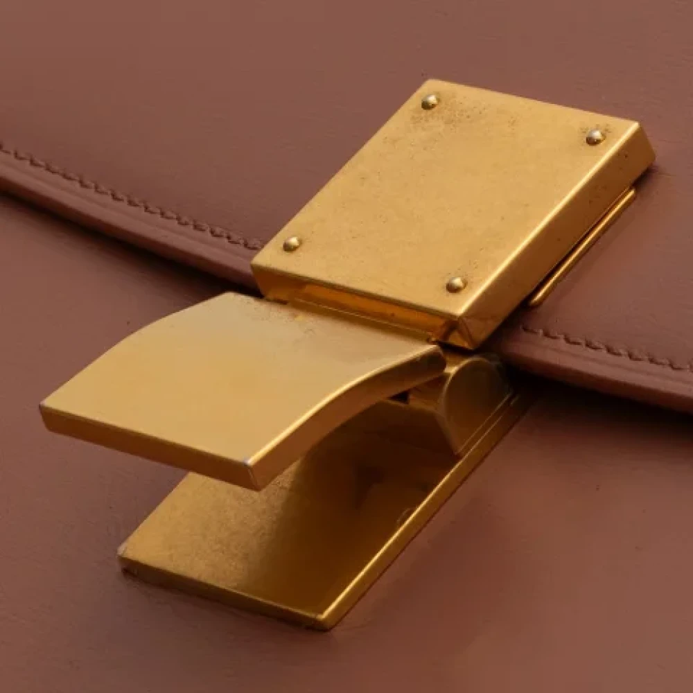 Celine Vintage Pre-owned Leather celine-bags Pink Dames