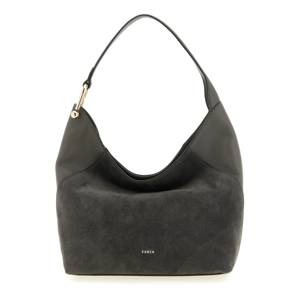 Furla Women's Gray Lara Medium Shoulder Bag - Shoulder Bags - One Size - Bags