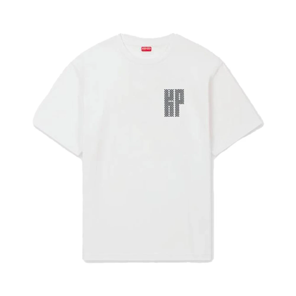 Kenzo Oversize Kamon Katoenen T-shirt White Heren