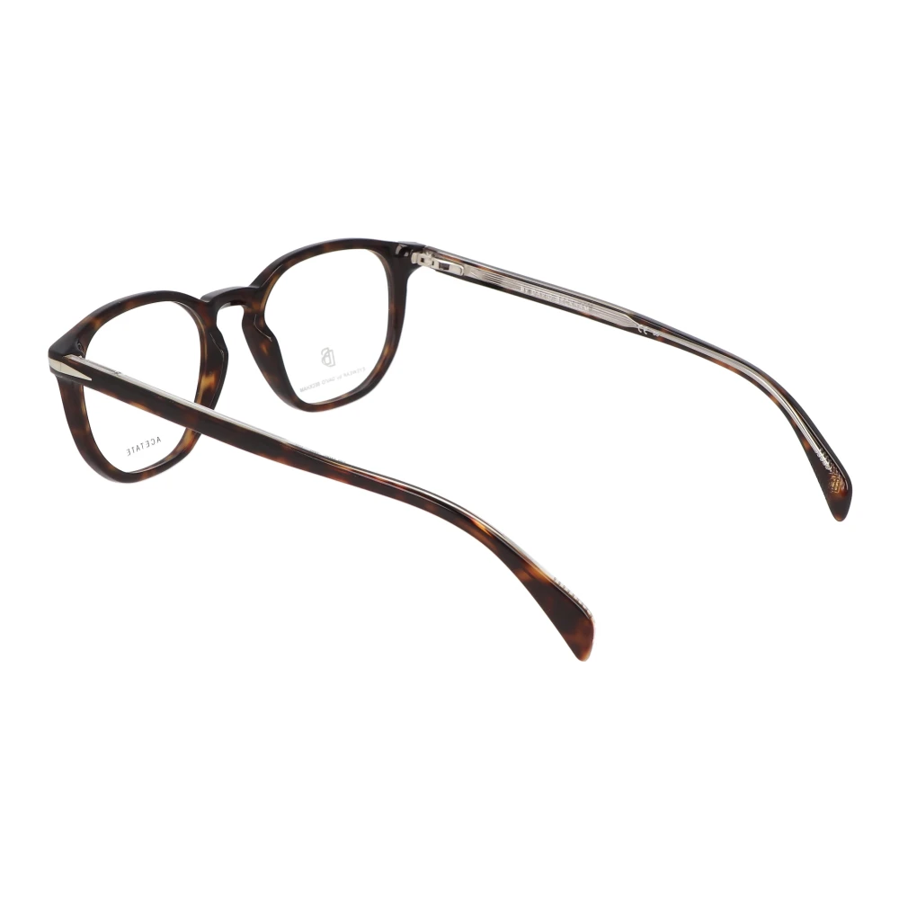 Eyewear by David Beckham Retro vierkant montuur bril Brown Unisex