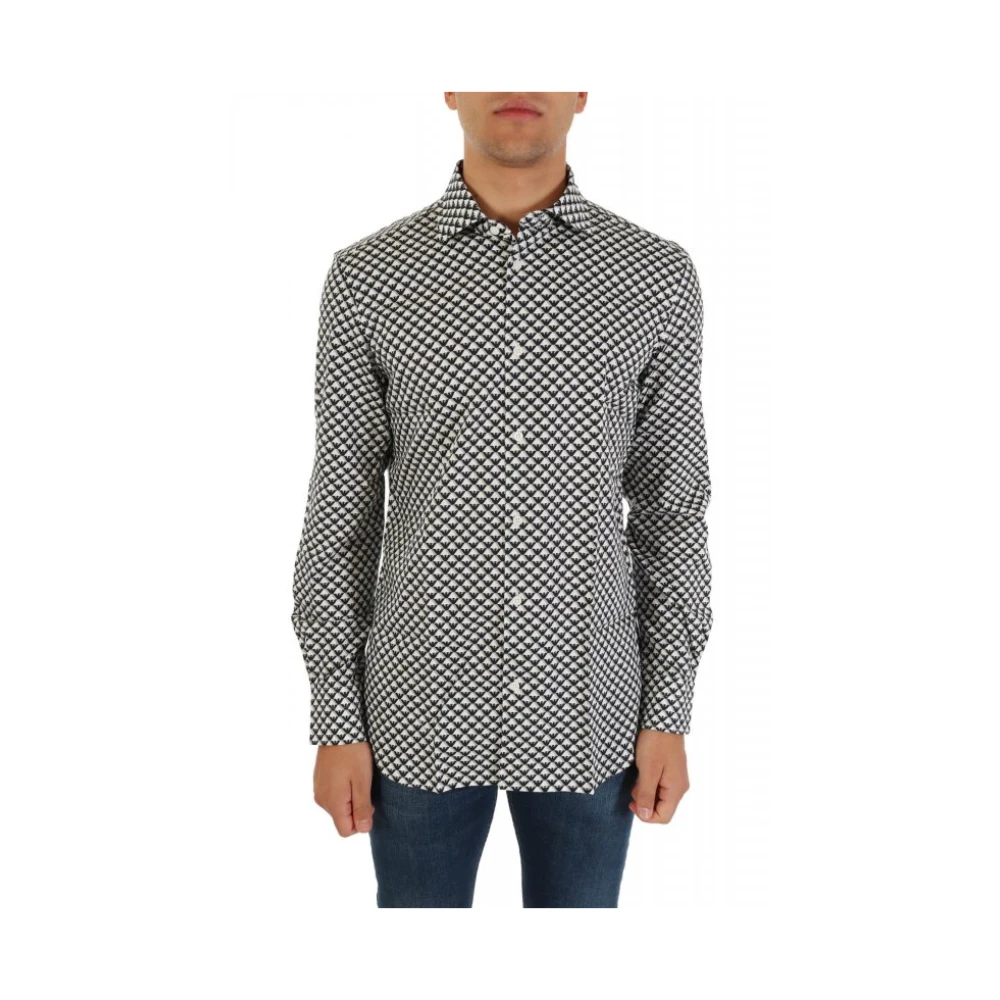 Emporio Armani Homme Gris Chemises, Taille: M - Chemises > Chemises Décontractées